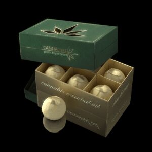 Set of luxury bath balls with hemp essential oil - EKOPACK