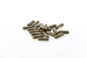 Hanfkräuter für gute Laune / Beruhigung - 100 Kapseln x 5 mg CBD