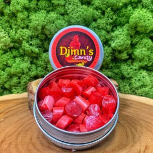 Djinn's Candy 500 MG CBD - Máta | Jahoda - Jahodové bonbony