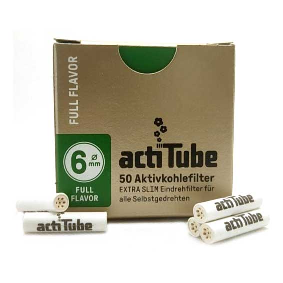 Filtry aktywne ACTITUBE 6 mm Extra Slim 10 szt.