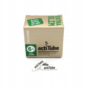 Filtry aktywne ACTITUBE 6 mm Extra Slim 50 szt.