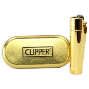 CLIPPER Metall Gold Feuerzeug