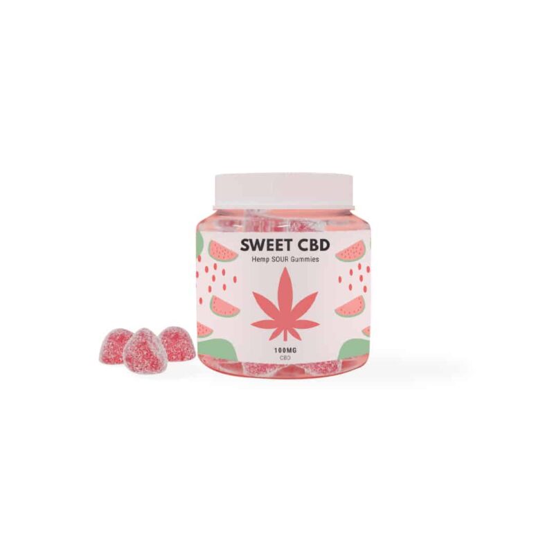 SWEET CBD GUMMY 100mg 20 buc. PEPENE 