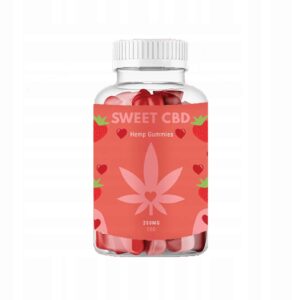 Sweet CBD 250mg Strawberry hearts LOVE gels