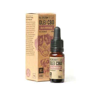 Olej CBD dla psa i kota Full Spectrum 9% 10ml