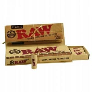 RAW Connoisseur 1 1/4 бул. 50 шт. + попередньо розкатані наконечники 16 шт.