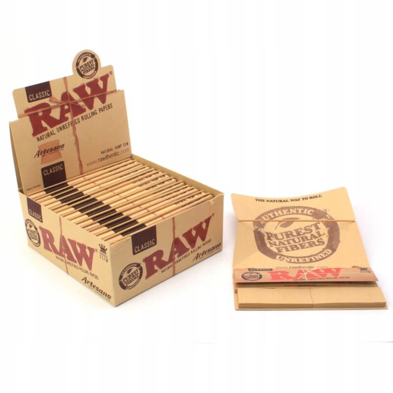 Bletki RAW ORGANIC Artesano KS 32 szt.