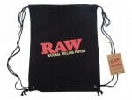 Material RAW Drawstring Backpack BLACK