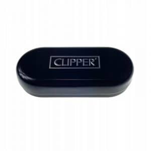 CLIPPER METAL leaves PATTERN Lighter + ETUI