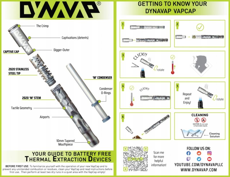 DynaVap VAPCAP M 2021 Waporyzator manualny - Waporyzatory manualne