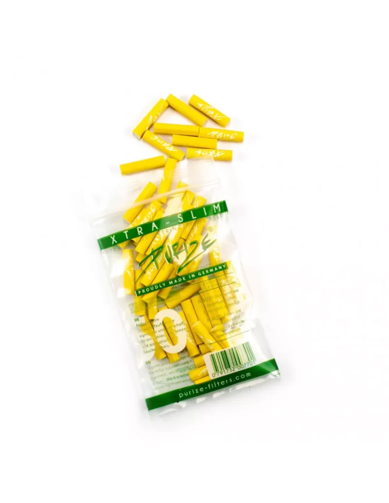 ACTIVE FILTERS PURIZE XTRA SLIM 50 pcs. YELLOW