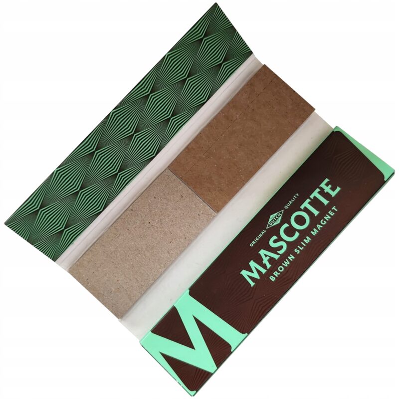 Bibułka MASCOTTE Magnetic Brown Slim + Filters