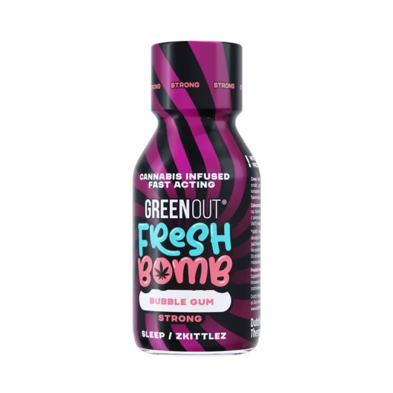 Olejek konopny Green Out® Bomb Bubble Gum – Strong – Shot CBD 100ml