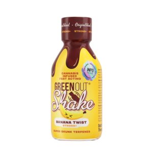 Shot konopny Green Out® Shake, Banana Twist Dutch Therapy - Green Out®