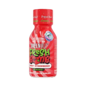 Green Out® Hemp Shot Fresh Bomb Sweet Strawberry Голландська терапія - Green Out®