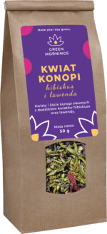 KWIAT KONOPI hibiskus i lawenda