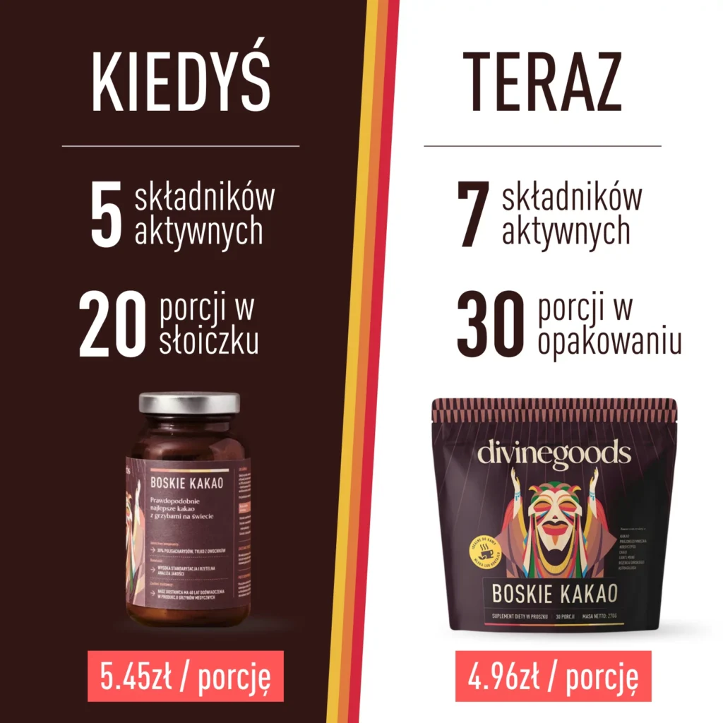 Boskie Kakao by.herbs Dzēriens Lions Mane 10:1 Kakao 270g