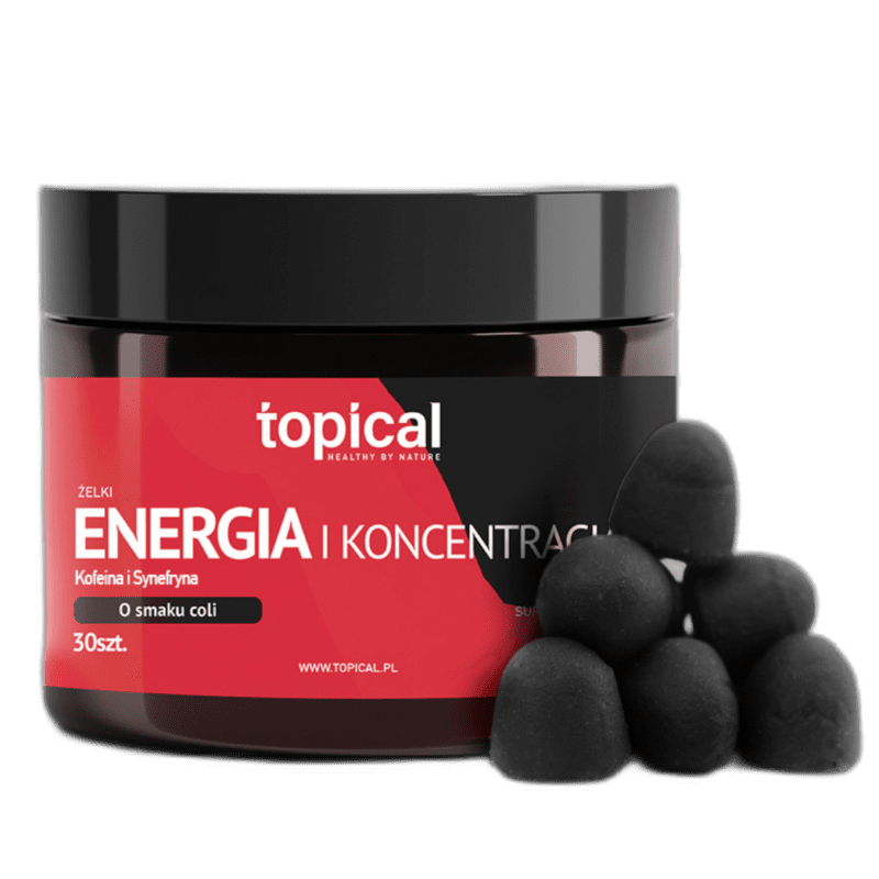 Cola Energy and Concentration jeleuri CAFEINA + SINEFRINA - TOPIC