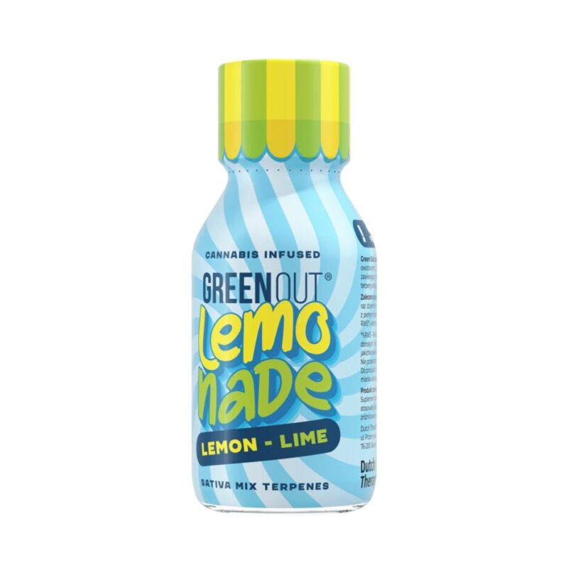 Green Out® Limonade, Zitronen-Limetten-Hanf-Shot