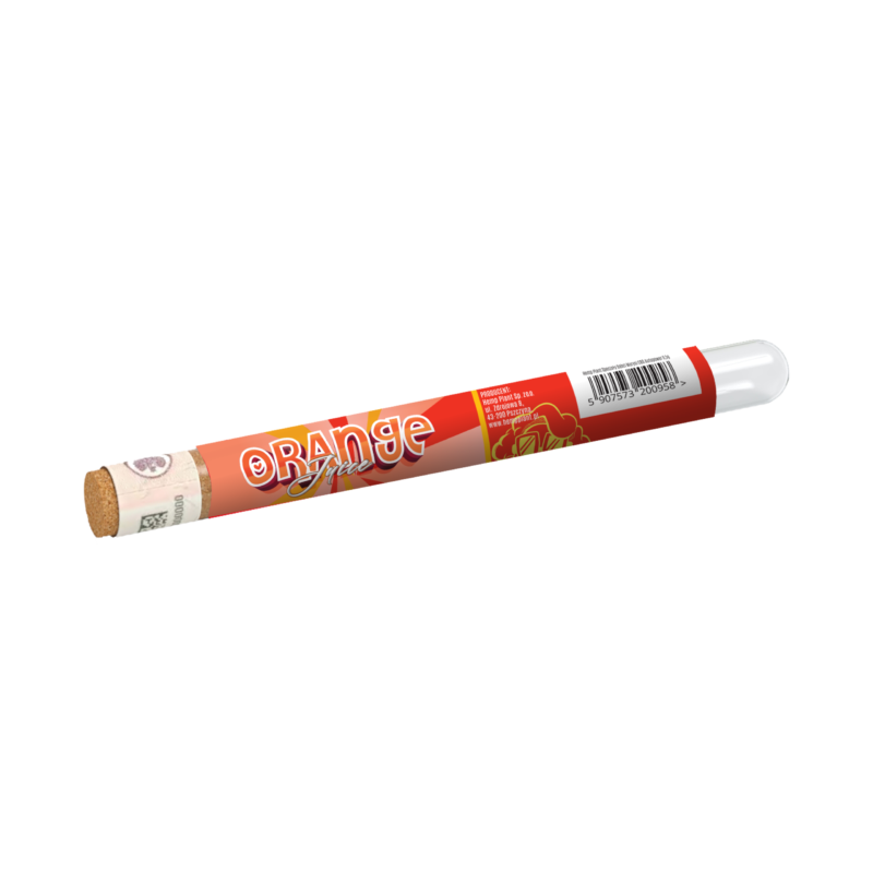 Apelsīnu sula 20% CBG Joint Pre rolls Kaņepes Babcia Marysia