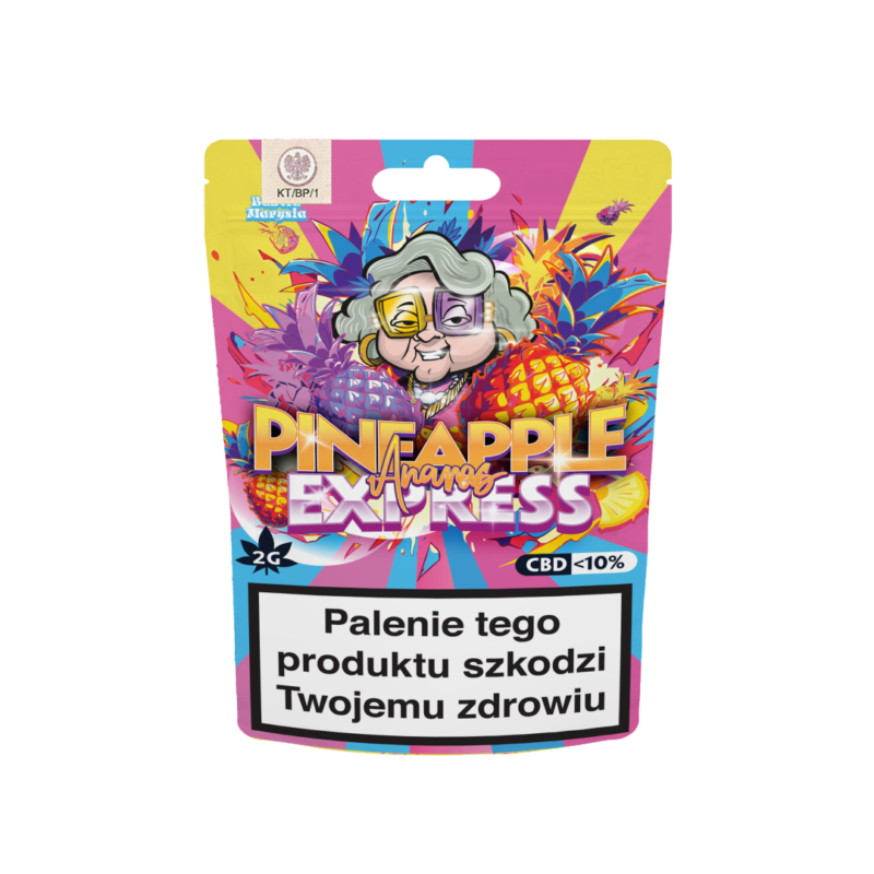 Pineapple Express CBD džiovintas 1g 10% CBD Grandma Marysia