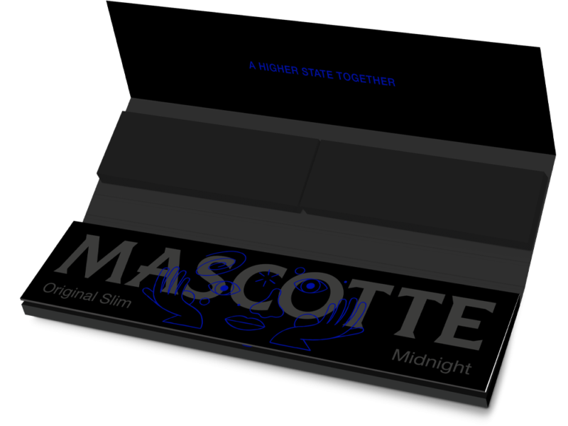 Hârtii de filtru Mascotte Slim Size Magnetic Midnight