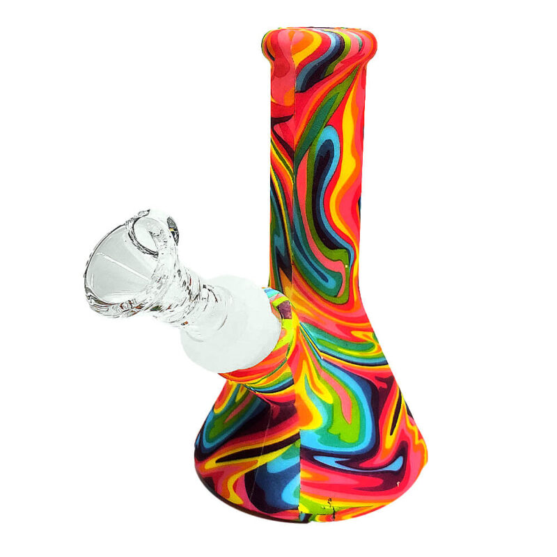 Silikoninis Bong Psychedelic Multicolor 13c