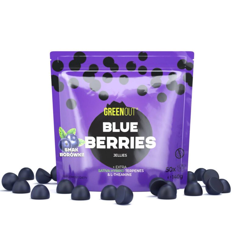 Konopné gumy Green Out® Blueberries