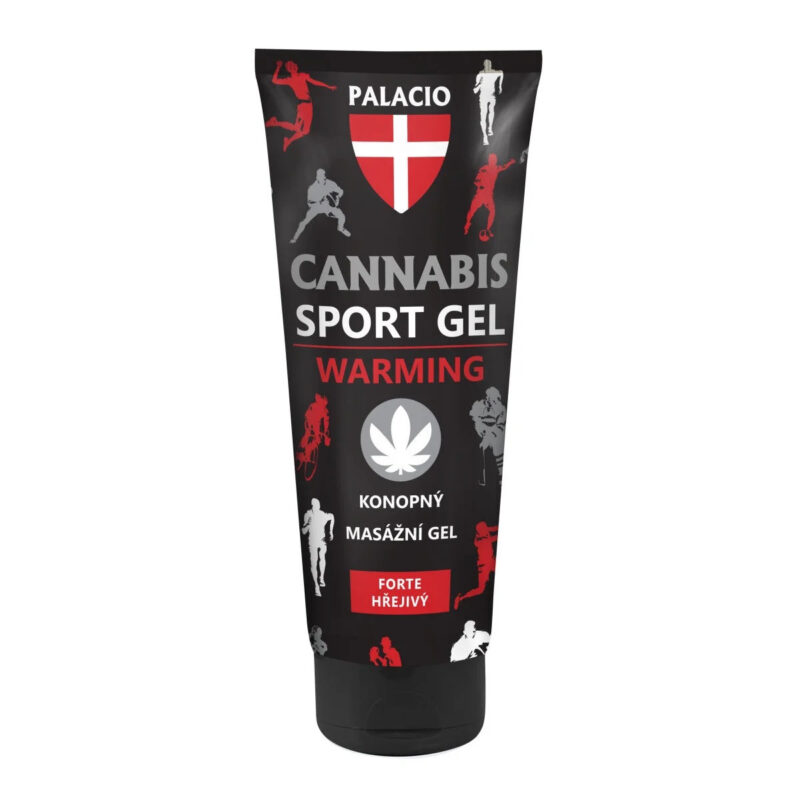 Palacio Cannabis Sport Gel raumenų masažui ŠILDYMAS 200 ml