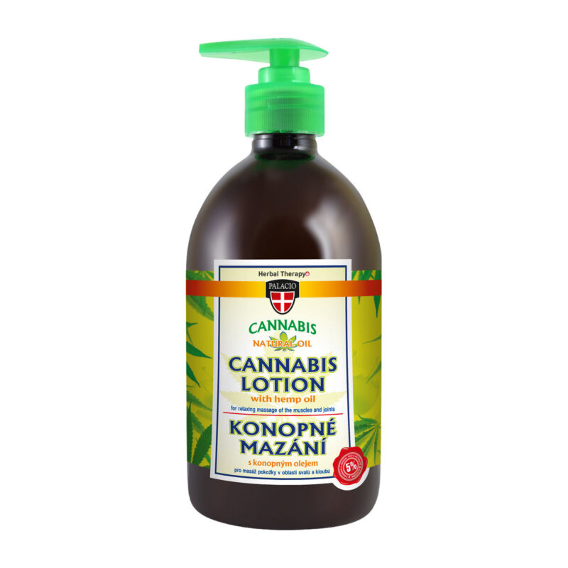 Palacio Cannabis - Loción corporal con aceite de cáñamo 500 ml