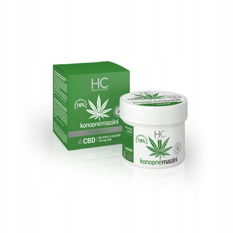 Crema de cáñamo Medicprogress con 10% de aceite de cáñamo bio y 125 mg de CBD