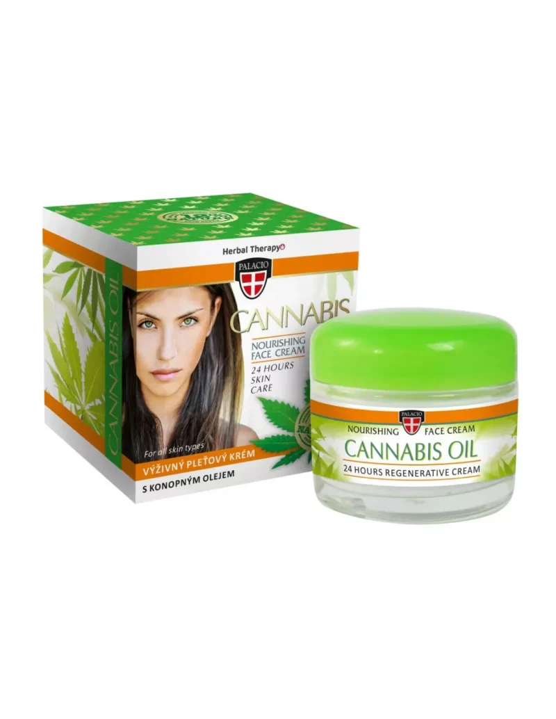 Palacio Cannabis - Krem do twarzy z 12% oleju konopnego 50 ml - Kosmetyki