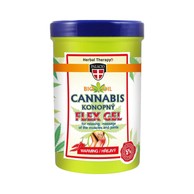 PALACIO Cannabis Flex żel do masażu ROZGRZEWAJĄCY 380 ml