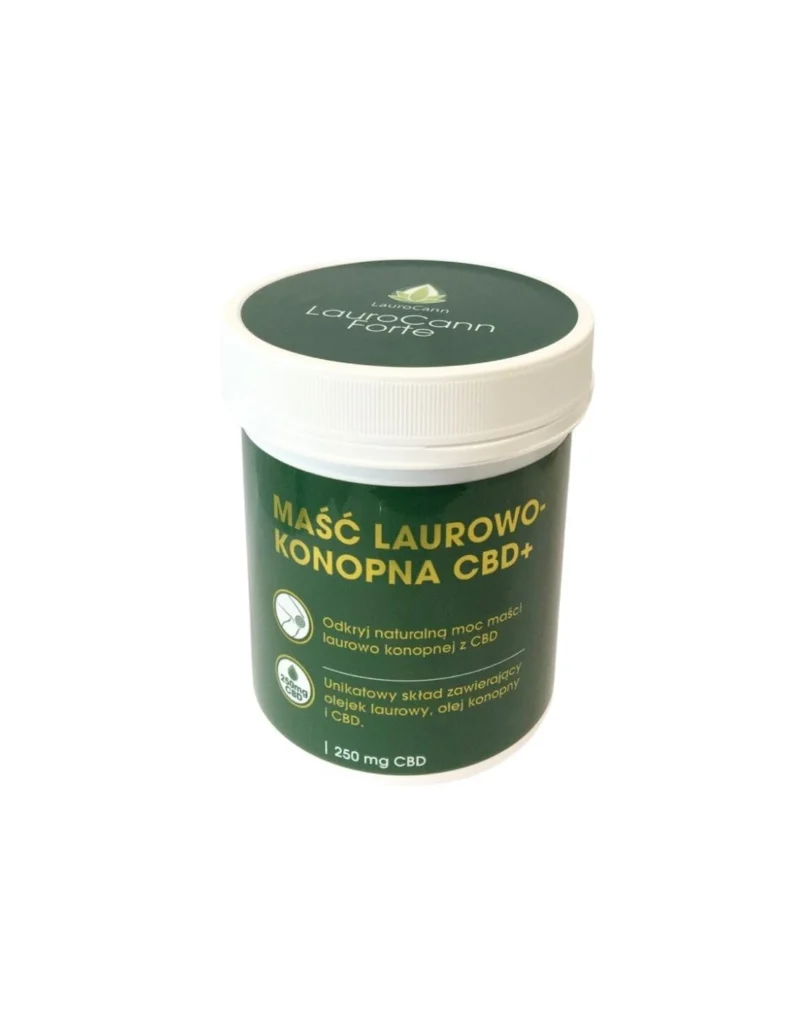 LauroCann Forte CBD+ laurel-hemp ointment with 20% hemp oil