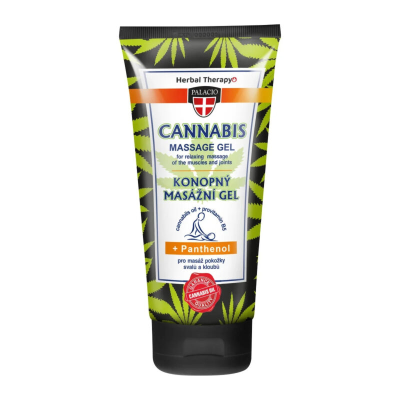 Palacio Cannabis Massagegel mit Panthenol 200 ml