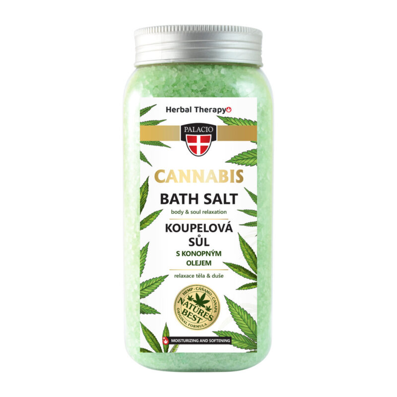 Palacio Cannabis bath salt with hemp oil 900 g