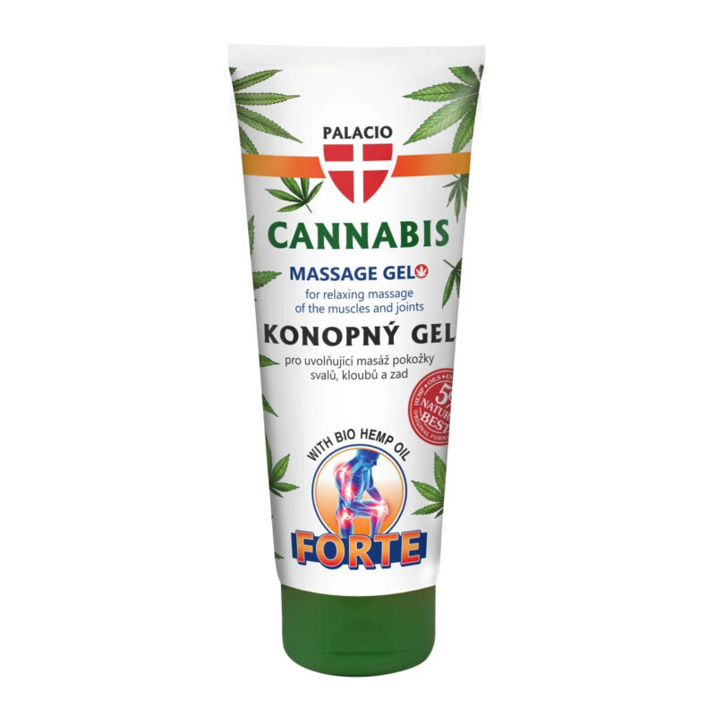 Palacio Cannabis - Gel de masaje con aceite de cáñamo Forte 200 ml