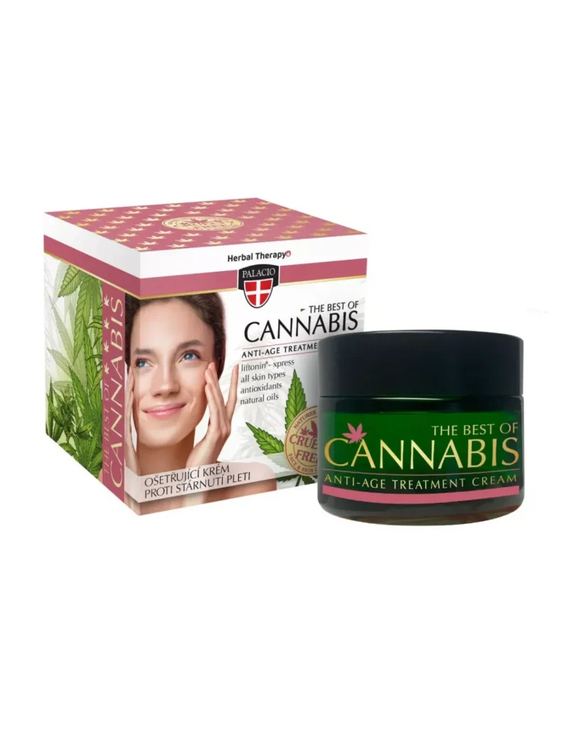 Palacio Cannabis Anti-Age krema za obraz s konopljinim oljem 50 ml