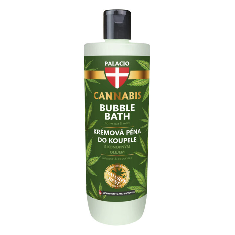 Konopna piana do kąpieli Palacio Cannabis Bubble Bath 500 ml