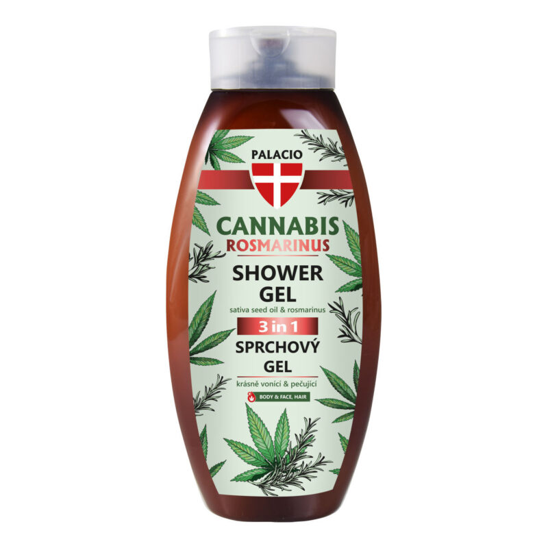 Palacio Cannabis sprchový gel s rozmarýnem 500 ml