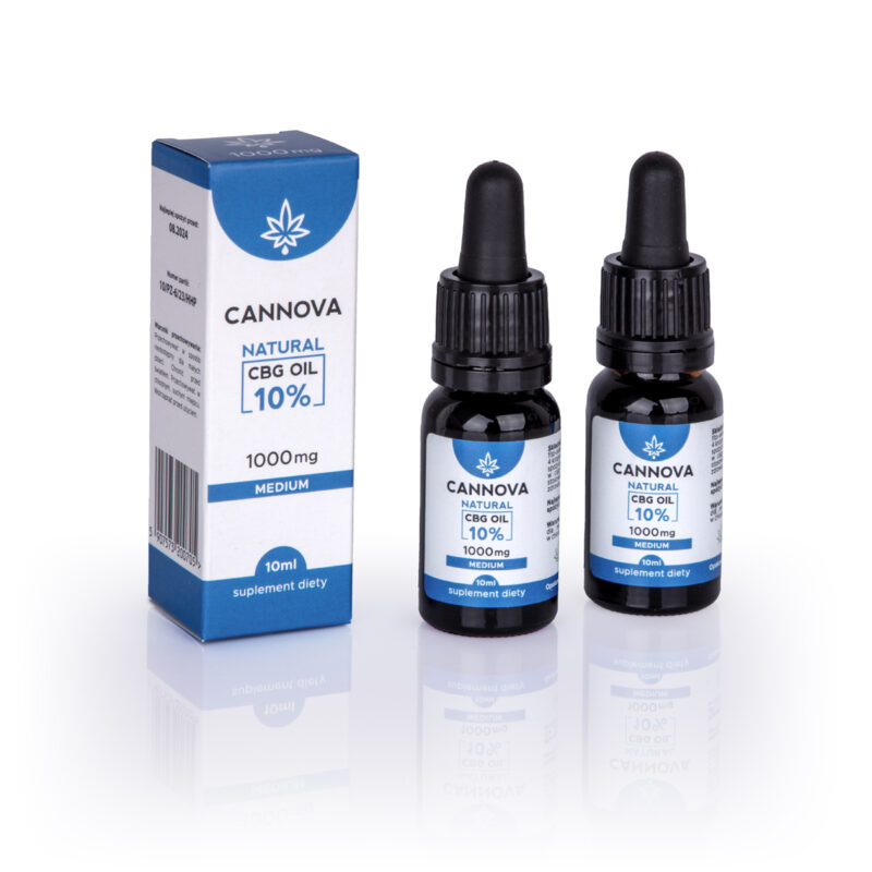 CANNOVA Natuurlijke CBG-olie 1000 mg - 10% - 10 ml