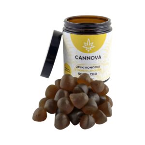 Żelki CANNOVA CBD + SERDECZNIK 500mg