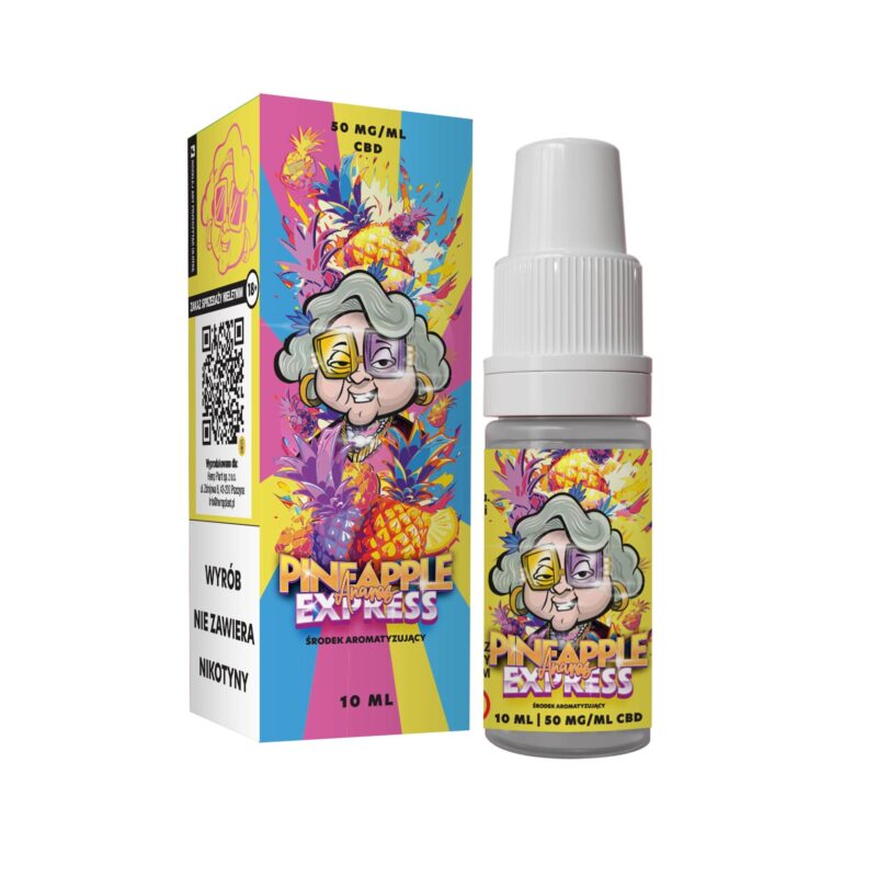 Рідкий CBD Pineapple Express 10ML 500MG Бабуся Марися - CBD E-рідини