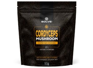 Cordyceps (Cordyceps sinensis) 10:1 Mushroom Powder 50g SOLVE LABS - Adaptogeny