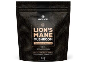 Lion's Mane (Soplówka jeżowata) 10:1 Mushroom Powder 50g SOLVE LABS - Adaptogeny