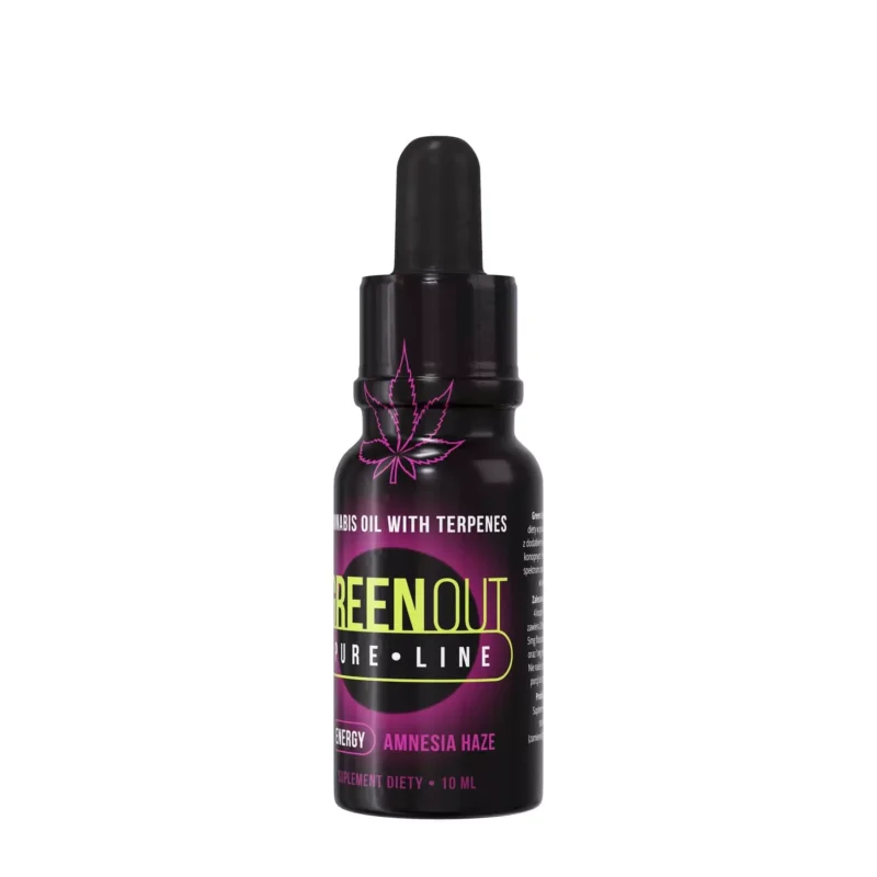 Green Out® Pure Mini olio di canapa, 10ml - Amnesia Haze - Energia