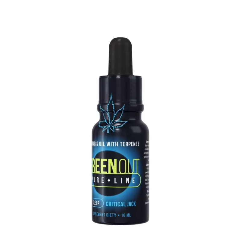 Aceite de cáñamo Green Out® Pure Mini, 10ml - Critical Jack - Dormir