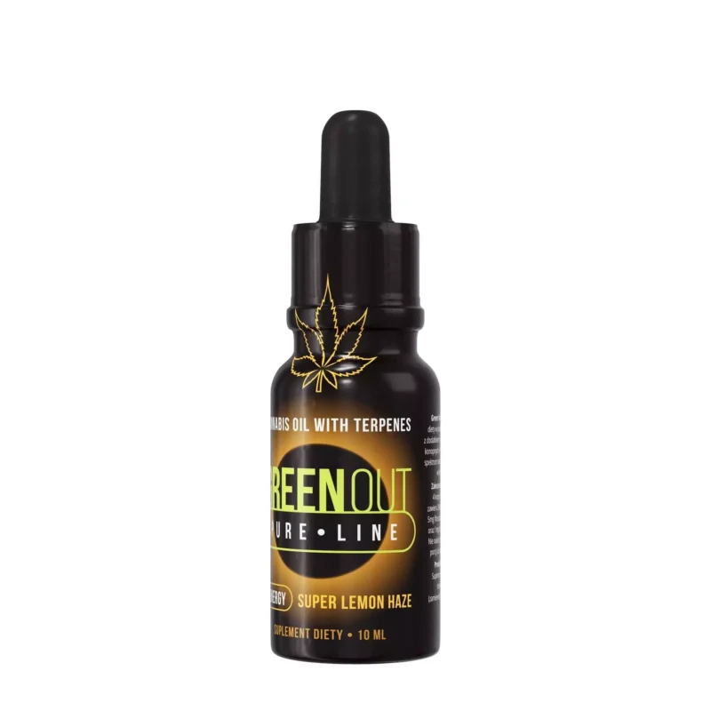 Olejek konopny Green Out® Pure Mini, 10ml - Super Lemon Haze - Energy