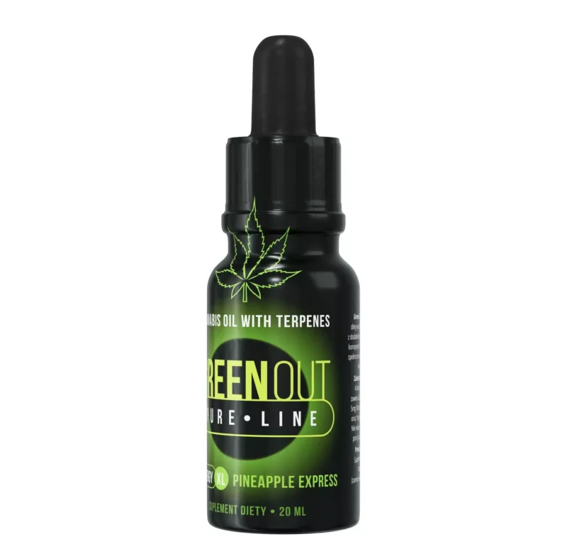 Green Out® Pure XL kanapių aliejus, 20ml - Pineapple Express - ENERGY