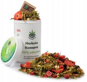 Herbata CBD Energetyczna - Naturalny Zastrzyk Energii 100% Organiczny - Żywność